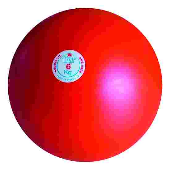 Übungskugel Stoßkugel für Training Kugelstoßen Halle bis 7,26 kg Rot 