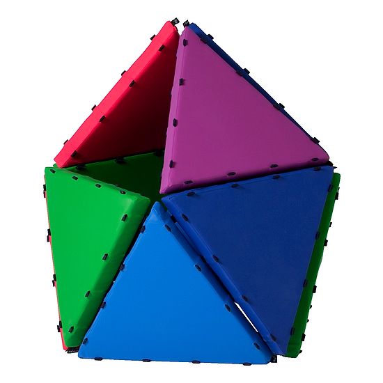 Tukluk® Måtte-bygge sæt Små trekanter, L: 50 cm, Pro-Version