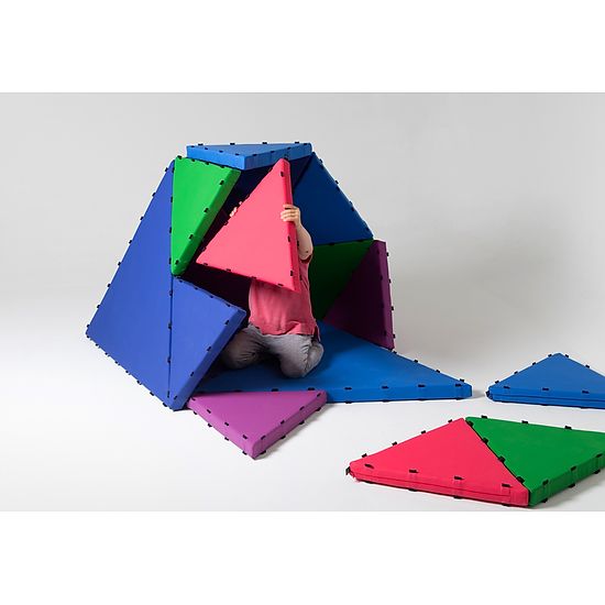Tukluk® Mattenbausatz Kleine Dreiecke, L: 50 cm, Home-Version