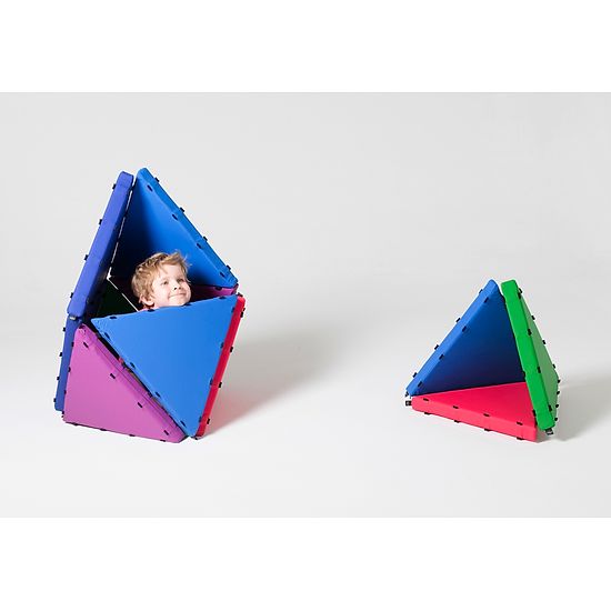 Tukluk® Mattenbausatz Kleine Dreiecke, L: 50 cm, Home-Version