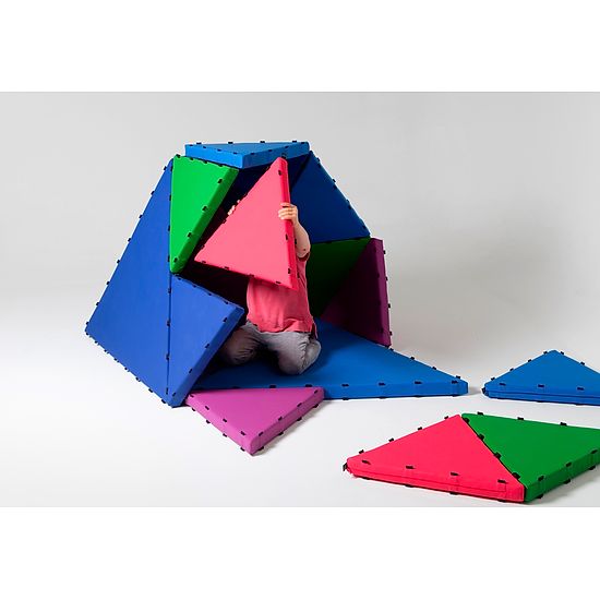 Tukluk® Mattenbausatz Kleine Dreiecke, L: 50 cm, Home-Version