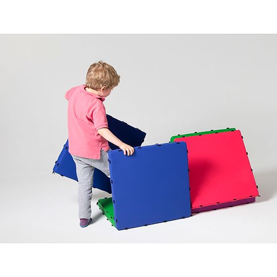 Tukluk® Mattenbausatz Kleine Quadrate, 50x50 cm, Home-Version