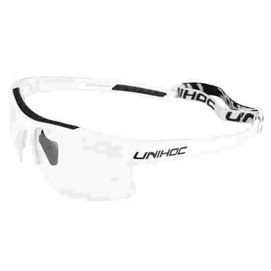 Unihoc Schutzbrille &quot;Energy&quot; Senior, Weiß-Schwarz