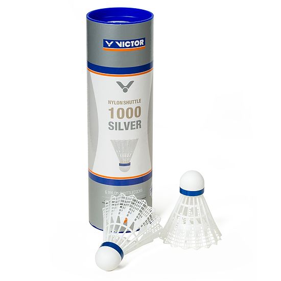 VICTOR Badmintonbälle "Shuttle 1000" Blau, mittel, Weiß