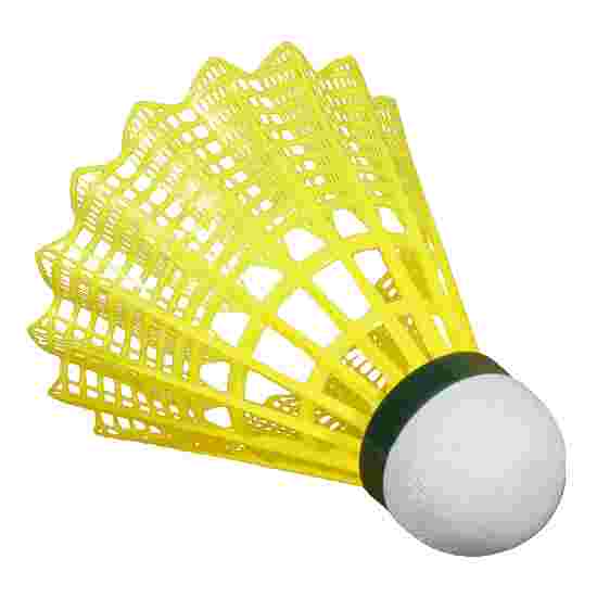 VICTOR Badmintonball Nylonshuttle 2000 langsam 6er Dose gelb Plastik Federball 