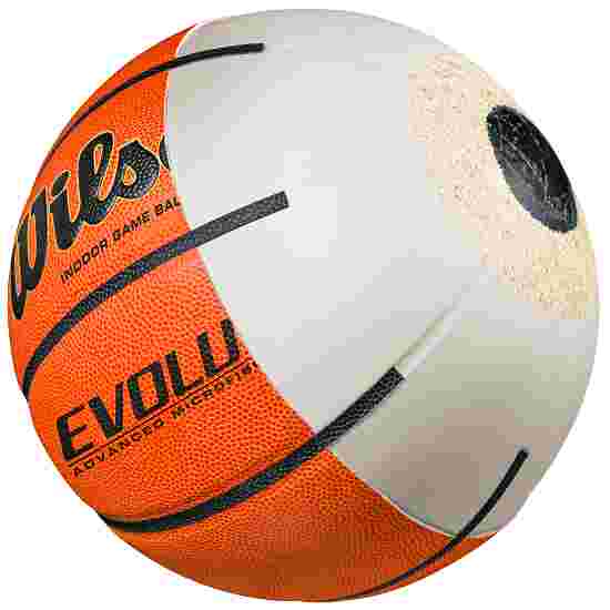 Wilson Basketball
 &quot;Evolution&quot; Orange-Schwarz, Größe 7
