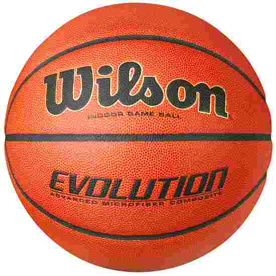 Wilson Basketball
 &quot;Evolution&quot; Orange-Schwarz, Größe 7