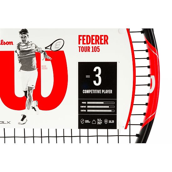 Wilson® Tennisschläger "Federer Tour 105"