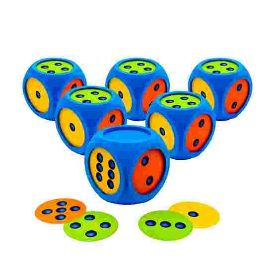 Würfelwelt Dice Set of 6 standard dice with spots