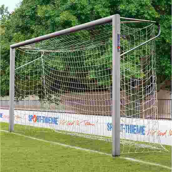 Youth football goal 5x2 m, oval tubing, socketed, with welded mitre joints