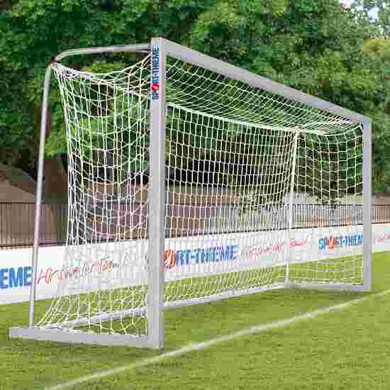 Youth football goal 5x2 m, square tubing, portable with ground frame