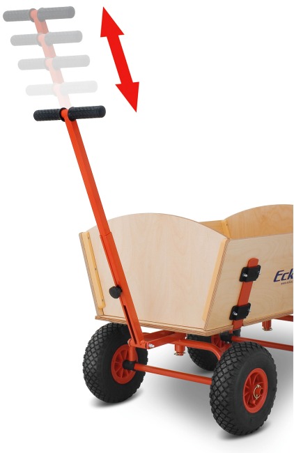 Eckla Bollerwagen Long-Trailer, 100x54x60 cm