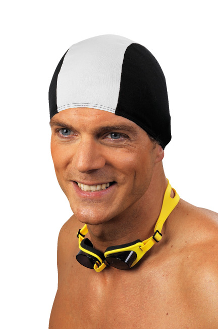 fabric swim cap