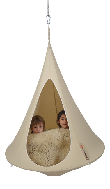 Hængerede "Cacoon" Naturhvid, Bonsai, ø 1,2 m