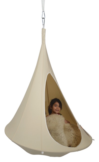 Hængerede "Cacoon" Naturhvid, Bonsai, ø 1,2 m