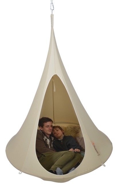 Hängenest "Cacoon" Naturweiß, Single, ø 1,5 m