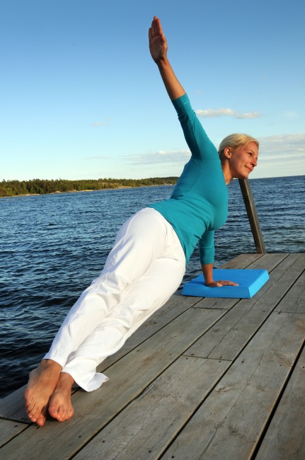 Sissel BalanceFit Pad Blau marmoriert