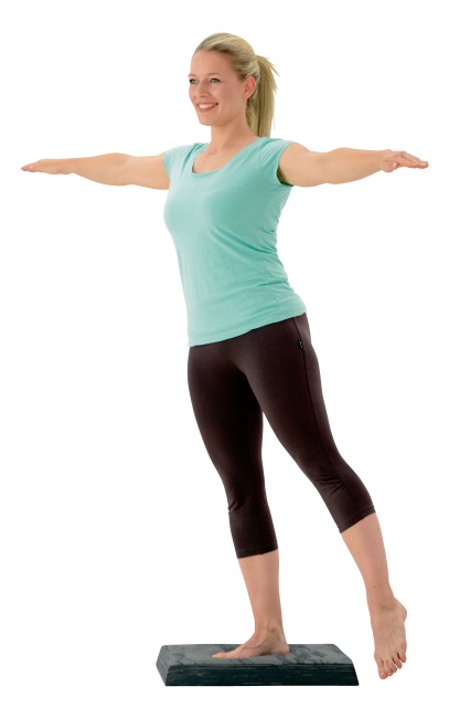 Sissel BalanceFit Pad Schwarz marmoriert