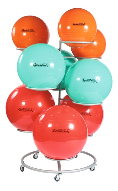 exercise ball stand with wheels