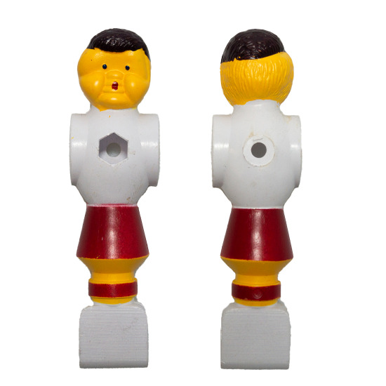 Table Football Figures White/red