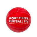 Sport-Thieme Wurfball "Leder 80" Rot