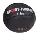 Sport-Thieme Medizinball
 "Schwarz" 1 kg, ø 18 cm