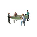 Sport-Thieme Bordtennisbord "Rondo" Grøn