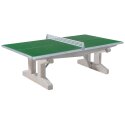 Sport-Thieme "Premium" Polymer Concrete Table Tennis Table Anthracite, Short legs, free-standing, Short legs, free-standing, Anthracite