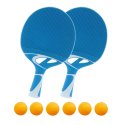 Cornilleau Tischtennisschläger-Set "Tacteo 30" Bälle Orange