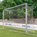 Sport-Thieme Junior-fodboldmål i står i jordbøsning, kvadratprofil Sammenskruede hjørner