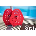 Sport-Thieme Svømmepaddles "Swim-Power" Str. L: 23x19 cm. Rød