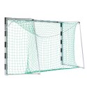 Sport-Thieme Handballtor frei stehend, 3x2 m Verschraubte Eckverbindungen, Schwarz-Silber