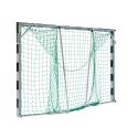 Sport-Thieme Handballtor frei stehend, 3x2 m Verschraubte Eckverbindungen, Schwarz-Silber