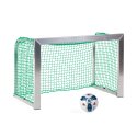 Sport-Thieme Mini-træningsmål med sammenklappelige netbøjler 1,20x0,80 m, måldybde 0,70 m, Inkl. net, grøn (maskestr. 4,5 cm)