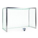 Sport-Thieme Mini-fodboldmål "Træning" 2,40x1,60 m, Måldybde 1,00 m, Inkl. net, grøn (Maskestr. 10 cm)
