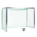 Sport-Thieme Mini-Fußballtor "Training" 2,40x1,60 m, Tortiefe 1,00 m, Inkl. Netz, grün (MW 4,5 cm)