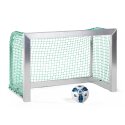 Sport-Thieme Mini-Fußballtor vollverschweißt 1,20x0,80 m, Tortiefe 0,70 m, Inkl. Netz, grün (MW 4,5 cm)