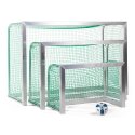 Sport-Thieme Mini-Fußballtor, vollverschweißt 1,20x0,80 m, Tortiefe 0,70 m, Inkl. Netz, grün (MW 4,5 cm)