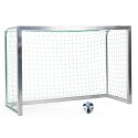 Sport-Thieme Mini-Fußballtor vollverschweißt 2,40x1,60 m, Tortiefe 1,00 m, Inkl. Netz, grün (MW 10 cm)