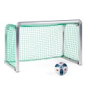 Sport-Thieme Mini-Fußballtor "Protection" 1,20x0,80 m, Tortiefe 0,70 m, Inkl. Netz, grün (MW 10 cm)