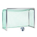 Sport-Thieme Mini-fodboldmål "Protection" 1,80x1,20 m, Måldybde 0,70 m, Inkl. net, grøn (maskestr. 4,5 cm)