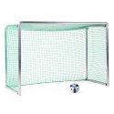 Sport-Thieme Mini-Trainingstor "Protection" 2,40x1,60 m, Tortiefe 1,00 m, Inkl. Netz, grün (MW 4,5 cm)