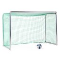 Sport-Thieme Mini-Fußballtor "Protection" 2,40x1,60 m, Tortiefe 1,00 m, Inkl. Netz, grün (MW 4,5 cm)