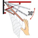 Sport-Thieme Baskeballkurv "Premium", nedklappelig Klapper ned fra 35 kg, Uden anti-whip net