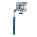 Sport-Thieme "Fair Play Silent" with Height Adjustment Basketball Unit "Outdoor" foldable hoop, 120x90 cm, "Outdoor" foldable hoop, 120x90 cm