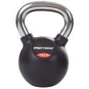 Sport-Thieme Kettlebell "Gummiert mit glattem Chrom-Griff" 16 kg