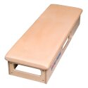 Sport-Thieme 6-Part Plywood Vaulting Box With swivel castor kit, Leather cover