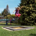 Eurotramp Kids-Jordtrampolin "Børnehave Mini" Firkantet springdug