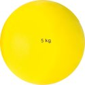 Sport-Thieme Stoßkugel aus Kunststoff 5 kg, Gelb ø 135 mm