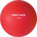 Sport-Thieme Trænings-Stødkugle "Kunststof" 6 kg, rød, ø 140 mm 